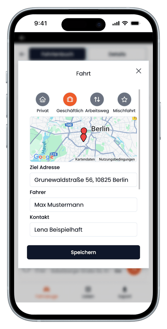 TrackPro Fahrtenbuch