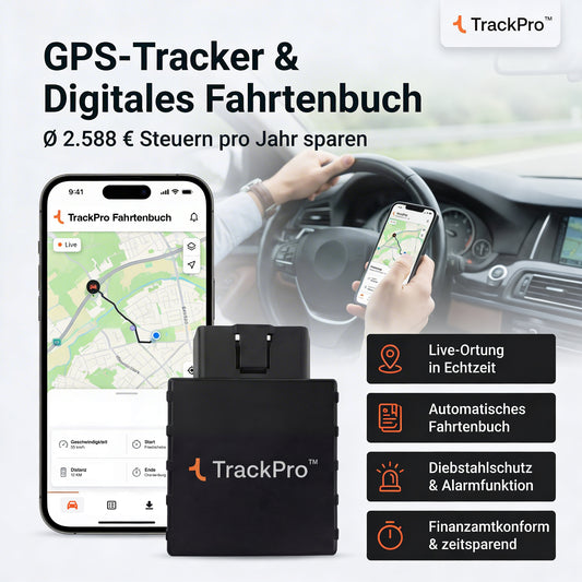 Digitales Fahrtenbuch mit GPS Tracking